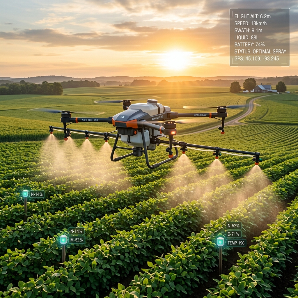 Agriculture Spray Drone & Smart Farming Solutions